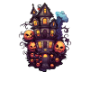Halloween Haunted House Anime