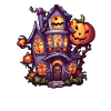 Halloween Haunted House Anime