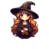 Witch Halloween Face