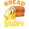 Funny bread baking baker