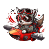 Waschbär Flyer