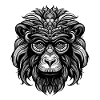 Monkey Portrait