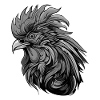 Rooster Portrait