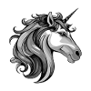 Einhorn Portrait