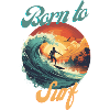 Né pour surfer