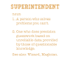 superintendent definition