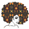 Afro-Frau