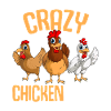 Crazy Chicken Lady Femmes Poulet