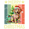 Merry Christmas Dog Golden Retriever