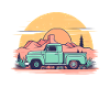 Truck Vintage Old Classic School American Pickup