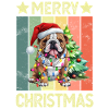 Dog English Bulldog Christmas