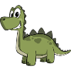 Cute Cartoon Dinosaur