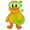 Duck Diver Snorkel Diving