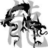 Dragon4 Black Kanji Dragon