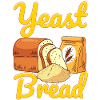 Funny bread baking baker