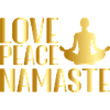 Yoga Pose Amour Paix Namaste