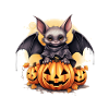 Halloween Pumpkin Bat