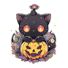 Black Cat Anime Halloween