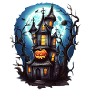 Maison hantée d’Halloween