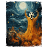 Ghost Costume Creepy Halloween Art