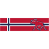 Norwegen - Elch - Autoaufkleber