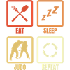 Manger Dormir Judo Répéter