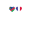 Namibia France Heartbeat Flag Namibians