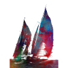 Sailing sport art #sailing