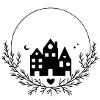 Häuser im Kreis