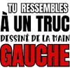 dessiné de la main gauche