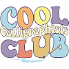 Club de calligraphie cool professionnel
