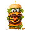 Lustiger Burger