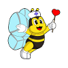 Bee Nurse Heart