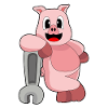 Pig Mechanic Wrench Workshop