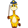 Giraffe Policier