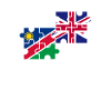 Namibia UK Flag British Namibian