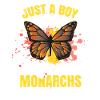 Kinder Monarch Schmetterling