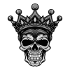 Skull King Crown
