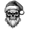 Crâne du Père Noël