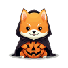 Design d’Halloween Shiba Inu Design