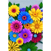 Fleurs multi