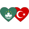 Macau Turkey Flag Heart