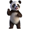 BABY PANDA STANDING