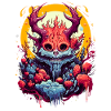 Creepy Halloween monsters
