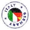 ITALY GERMANY Stamp