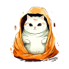 Chat effrayant d’Halloween