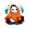 Chat effrayant d’Halloween