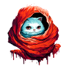 Chat effrayant d’Halloween