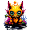 Creepy Halloween monsters