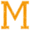 M - Letter / College Style